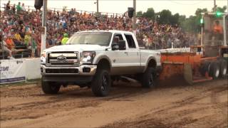 preview picture of video 'MTTP PULLS- HART, MI PRO STREET DIESEL PICKUPS 8-22-14'