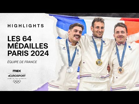 PARIS 2024 – All the MEDALS won by the FRENCH delegation at the Olympic Games