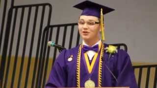 preview picture of video 'Hunter Parks - Class of 2014 Salutatorian - Elkhorn Area High School'