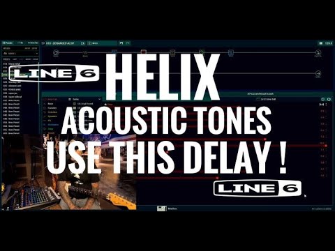 LINE 6 HELIX,  FREE Acoustic Patch.