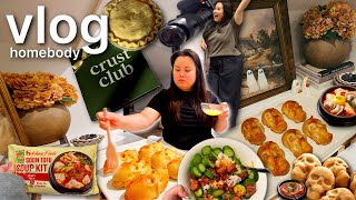 VLOG: new business, making skull pizzas, pie delivery business, new hair and nails, homebody life ❤️