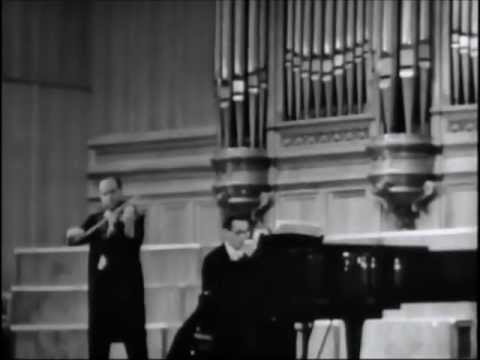 David Oistrakh - Ravel Violin Sonata N°2 in G major, 3. Perpetuum mobile. Allegro