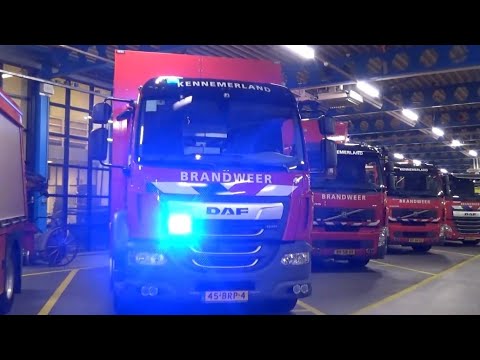 Showtje Nieuwe Slangenwagen 123068 Voor Brandweer Kazerne Haarlem west