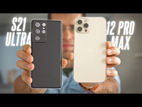 Samsung Galaxy S21 Ultra vs iPhone 12 Pro Max