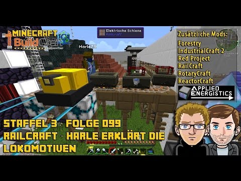 Let´s Play Buildcraft [HD+] S03E099 - Railcraft - Harle erklärt Loks