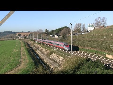 ETR 600 n.9 in corsa nei pressi di Muratella - ETR 600 n.9 running near Muratella