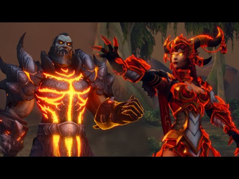 Neltharion Confronts & Attacks Alexstrasza Cinematic