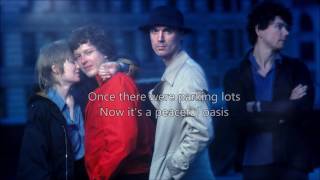 Talking Heads - (Nothing But) Flowers (Lyrics on screen)