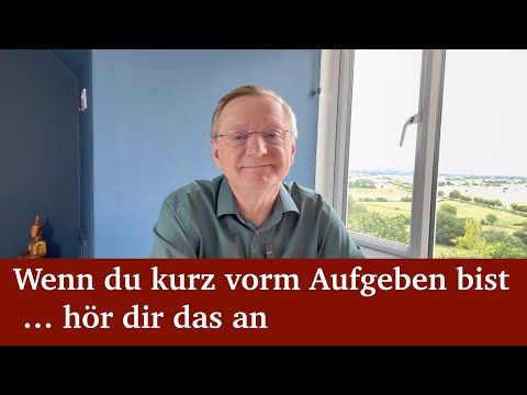 If you're about to give up - listen to this