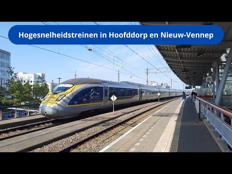Hogesnelheidstreinen in Nieuw-Vennep en Hoofddorp - 19 en 20 mei 2023