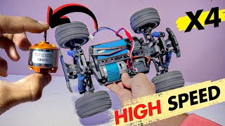 Installing bldc 1000kv moter in RC car | Rc car modification @ScienceProjectHacker