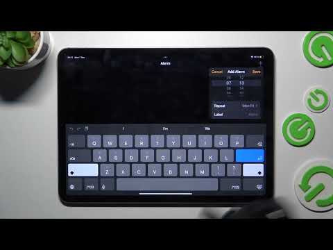 How to Set Up an Alarm Clock on the iPad Pro 11'' 2022