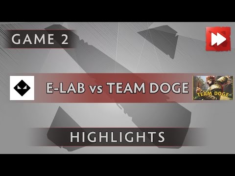 E-lab vs TEAM DOGE [Game 2] ProDotA Cup Series by Azubu.tv - Dota Highlights