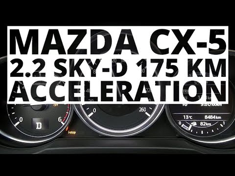 Mazda CX-5 2.2 Sky-D 175 hp (AT) - acceleration 0-100 km/h
