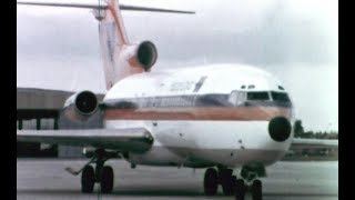 Hapag-Lloyd Boeing 727-081 - Ramp, Take-off, Cruise & Landing - 1974