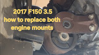 2017 F150 3.5 motor mounts step by step.