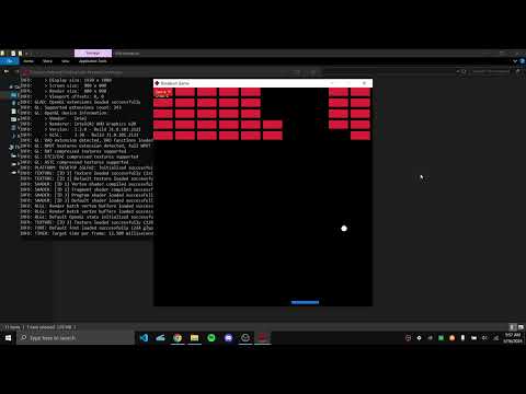 Breakout clone with Raylib and C++