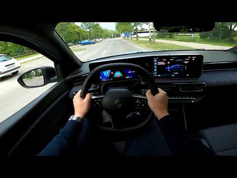 Renault 4 E-Tech Electric [52 kWh, 150 HP] POV Test drive | Fast review CARiNIK