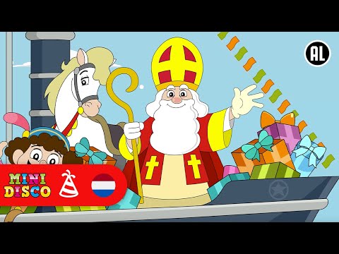 Zie Ginds Komt de Stoomboot 🚢 | Sinterklaasliedjes voor Sinterklaas | Minidisco