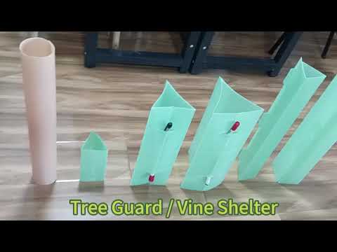 Wie wird der Baumschutz aus Kunststoff installiert und angepasst? #diy #pp #plastic