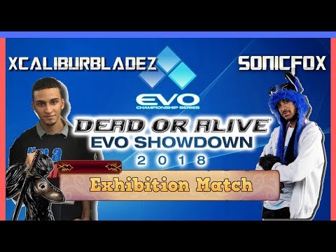 EVO 2018:[DOA6] XcaliburBladeZ vs Echo Fox|Sonic Fox «Exhibition Match»