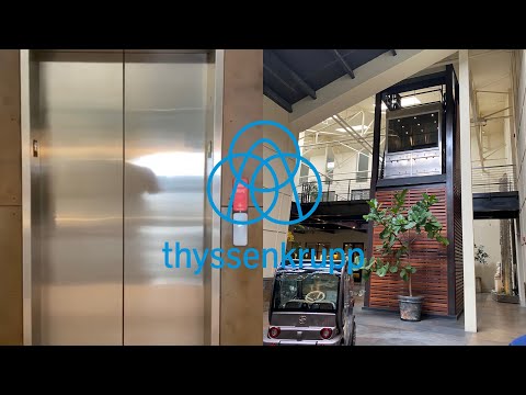 Scenic ThyssenKrupp Aurora Hydraulic elevator @ Showplace East - San Francisco, CA