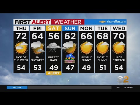 First Alert Forecast: CBS2 5/4 Evening Weather at 6PM