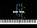 Now, Run Hania Rani Piano Cover Piano Tutorial