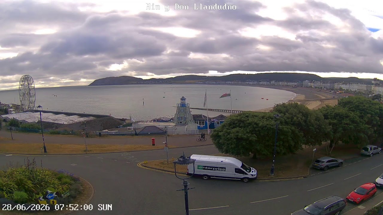 Live webcam view of Panorámica de North Parade, Llandudno