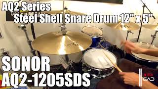Video thumbnail for 【Ikebe channel】SONOR AQ2 Steel Snare【#DS渋谷試奏動画】 by Ikebe Channel｜池部楽器店