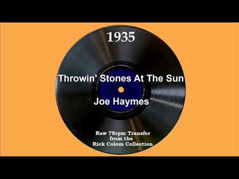 1935 Joe Haymes - Throwin’ Stones At The Sun (Cliff Weston, vocal)