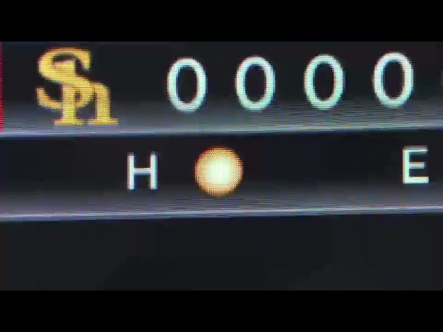 【7回裏】ようやく出た!! ホークス・江川 レフト前へチーム初ヒット!!2016/9/6 H-Bs