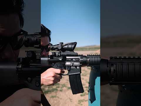 Trijicon TA02 ACOG 4x Battery Illuminated LED Combat Optic Review (HD)