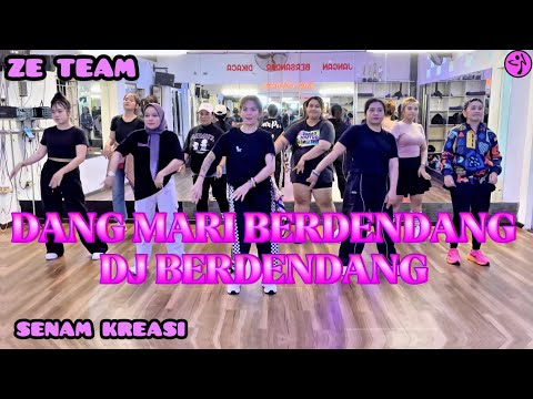 DANG MARI BERDENDANG / TIKTOK VIRAL / ZUMBA / SENAM KREASI / DANCE WORKOUT / ZE TEAM 🖤💜 / BALIKPAPAN