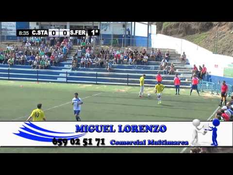 U.D Cruz Santa - U.D San Fernando 1º Jornada Liga Tercera Division Grupo XII  2015/16