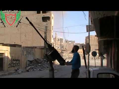 التصدي للطيران الحربي في سماء مدينة دير الزور من قبل كتيبة المختار