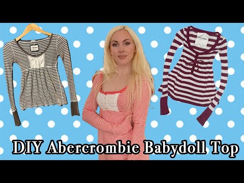 Sewing a Hollister Babydoll Top 🌸