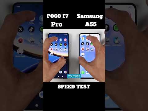 POCO F7 Pro vs Samsung A55 – Ultimate Speed Test! ⚡ Who Wins? 😱 #SpeedTest #POCOF7Pro #SamsungA55"
