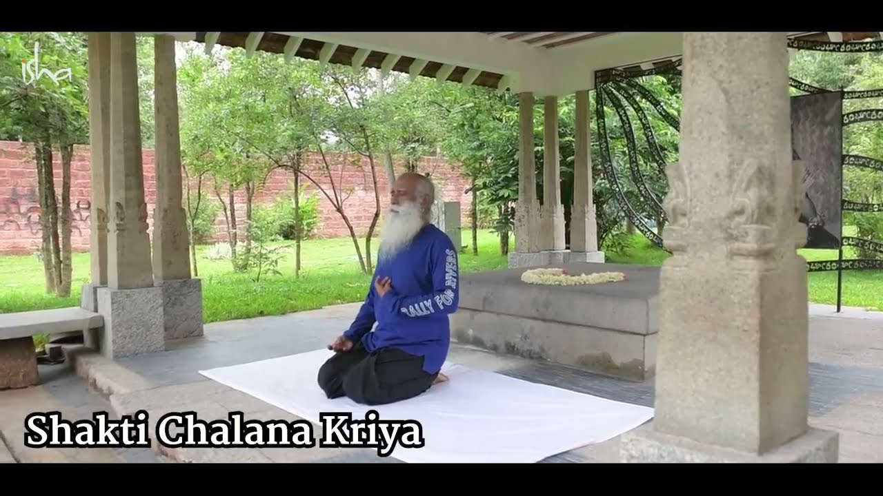sadhguru doing yoga