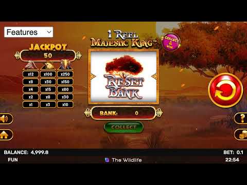 1 Reel Majestic King – Video Gameplay