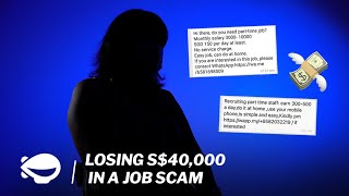 Losing S$40,000 in a job scam in Singapore