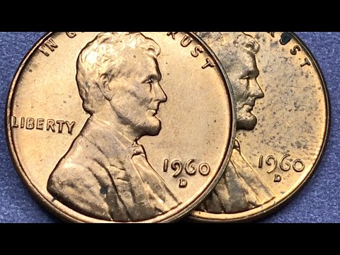 DC Minutes 1960 US Large Date Small Date Lincoln Pennies - United States One Cent Coins