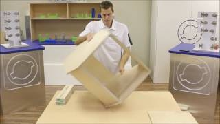 Corner Cabinet Assembled in 2 minutes