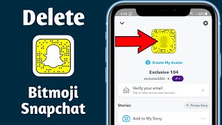 Remove Bitmoji Profile Picture from Snapchat 2022