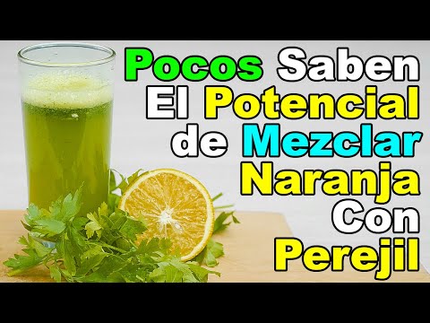 Toma 1 Vaso de Naranja con Perejil y llorarás de alegría por los resultados!