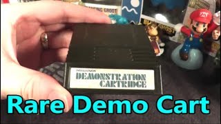 Rare Intellivision Blue Demonstration Cartridge Demo Cart Review The No Swear Gamer