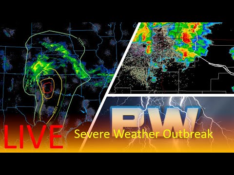 Emergency Coverage | Large and Powerful Tornado Near Happy Texas