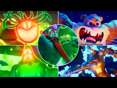 SpongeBob SquarePants Titans Of The Tide All Bosses ( All Boss Battles )