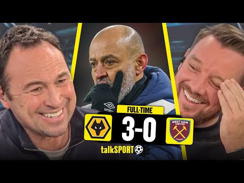 "FIRE NUNO TOMORROW!" West Ham fans FUMING after 3-0 LOSS to Wolves!