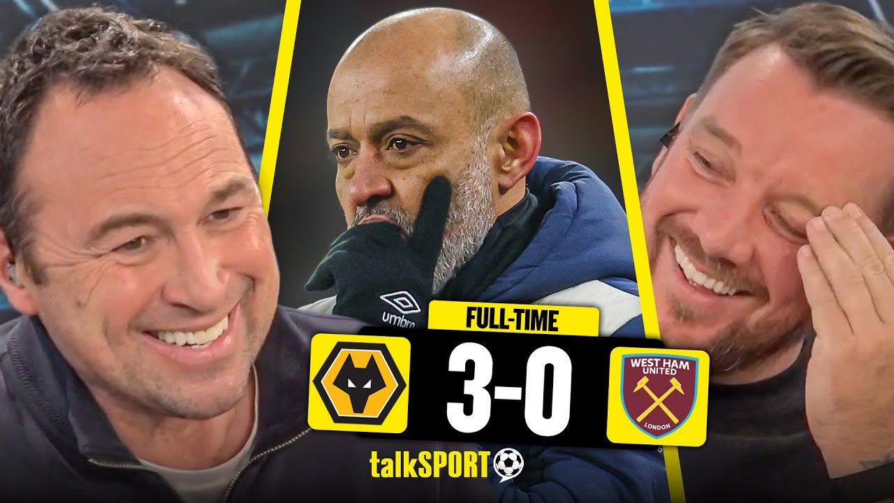 "FIRE NUNO TOMORROW!" West Ham fans FUMING after 3-0 LOSS to Wolves!